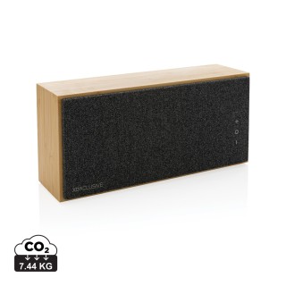 Altavoz inalámbrico de bambú 20W personalizado